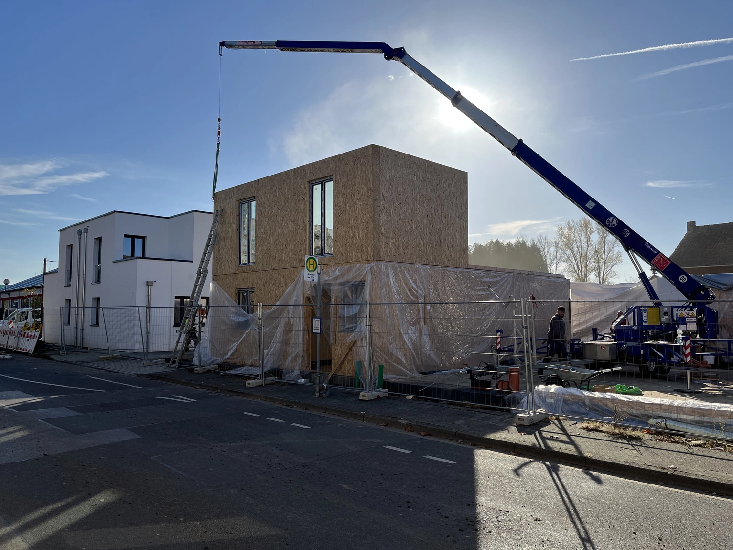 Sam Haus – modularer Hausbau - gefertigter Hausteil