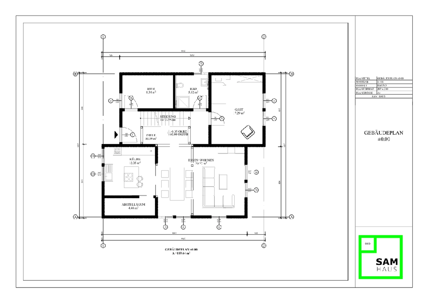 Sam Haus – modularer Hausbau - Hausmodell