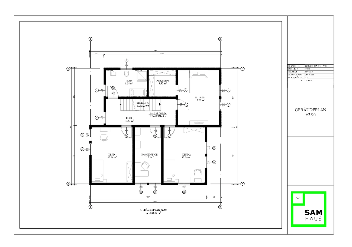 Sam Haus – modularer Hausbau - Hausmodell