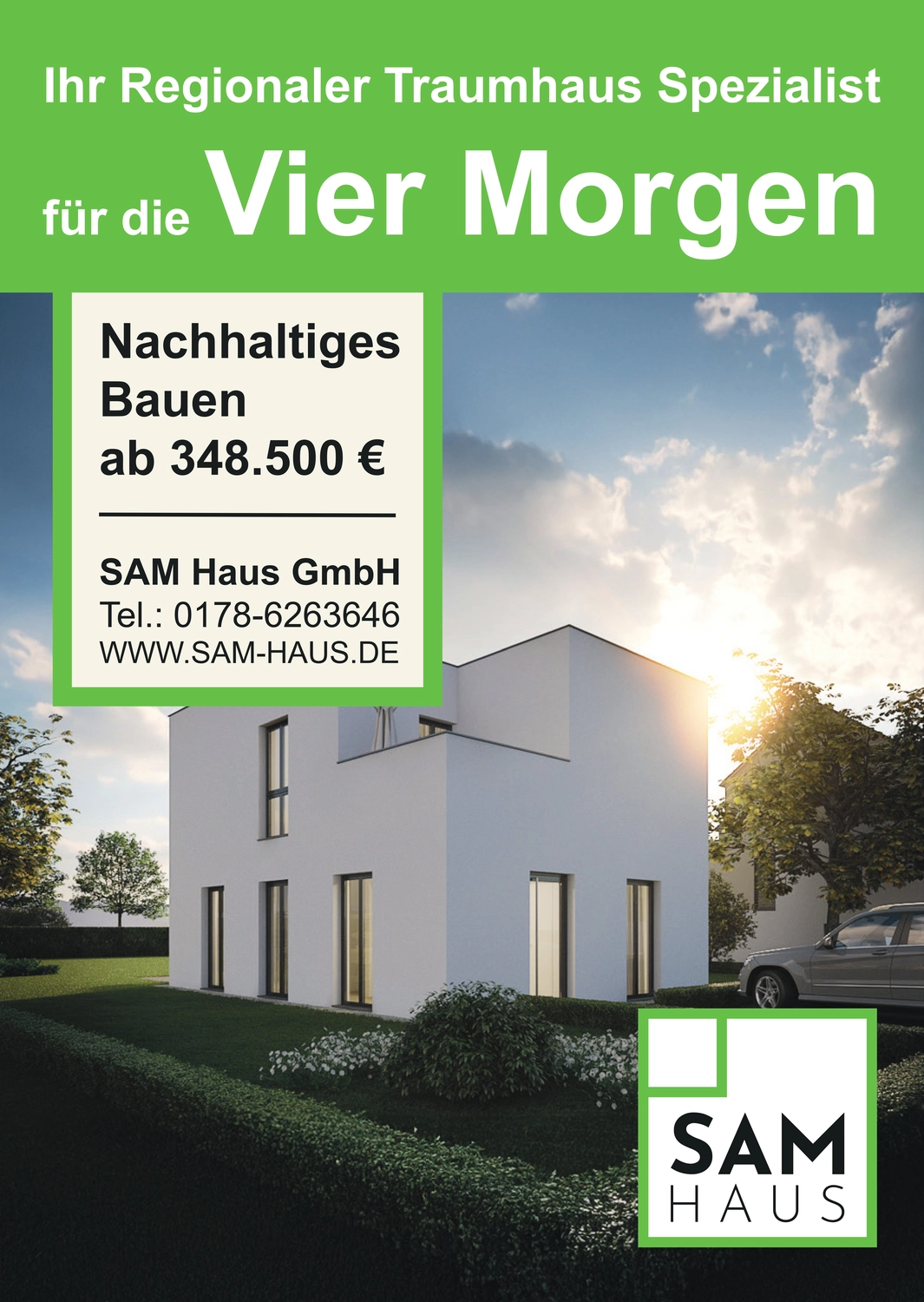Sam Haus – modularer Hausbau – Info-Bild